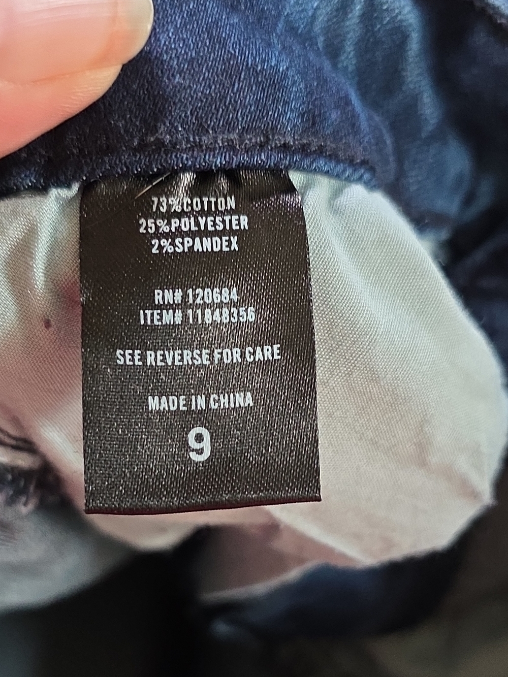 Hot Topic Blue Ripped Skinny Jeans - Picture 4 of 4
